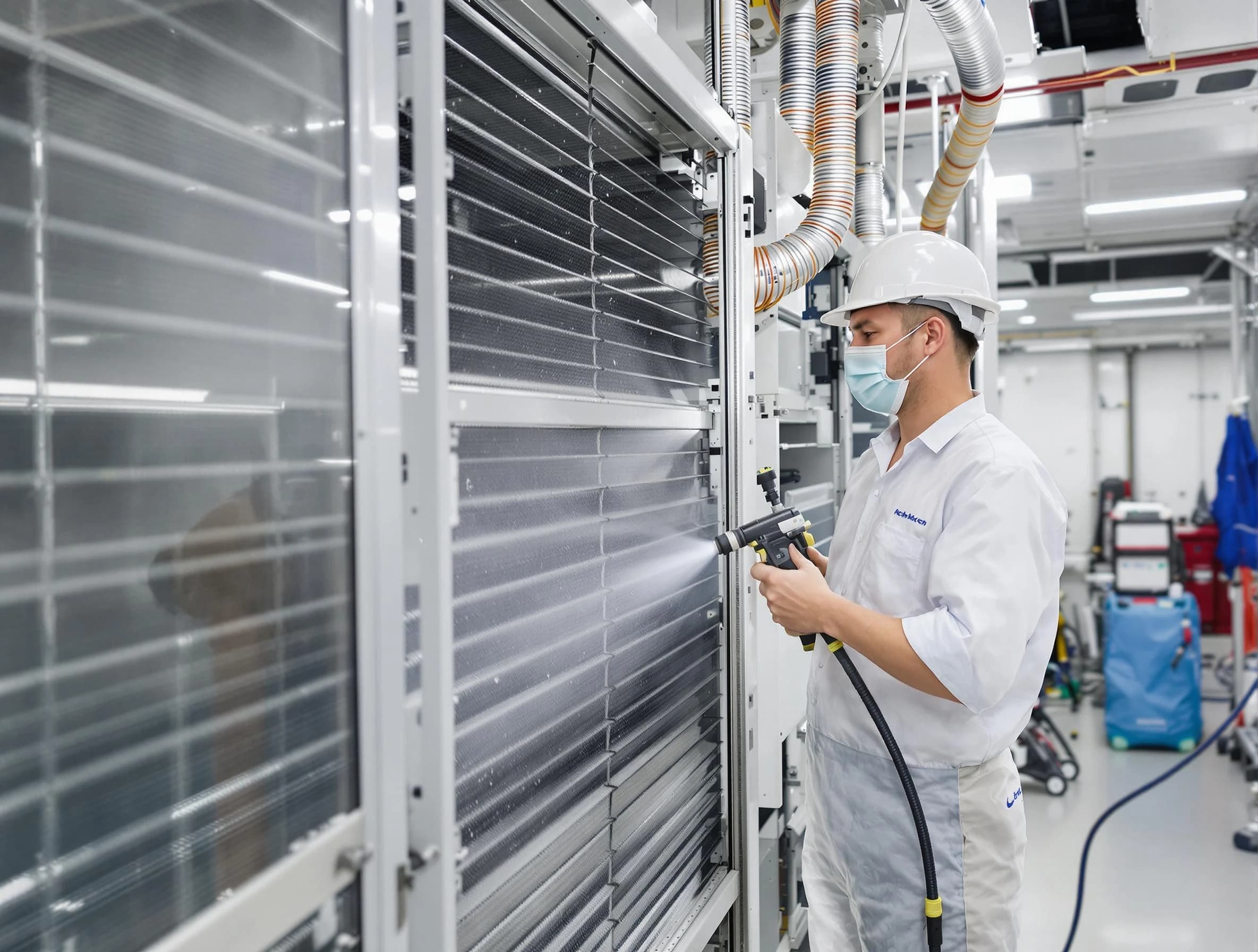 Professional AC coil cleaning by Louisville Air Duct Cleaning in Louisville