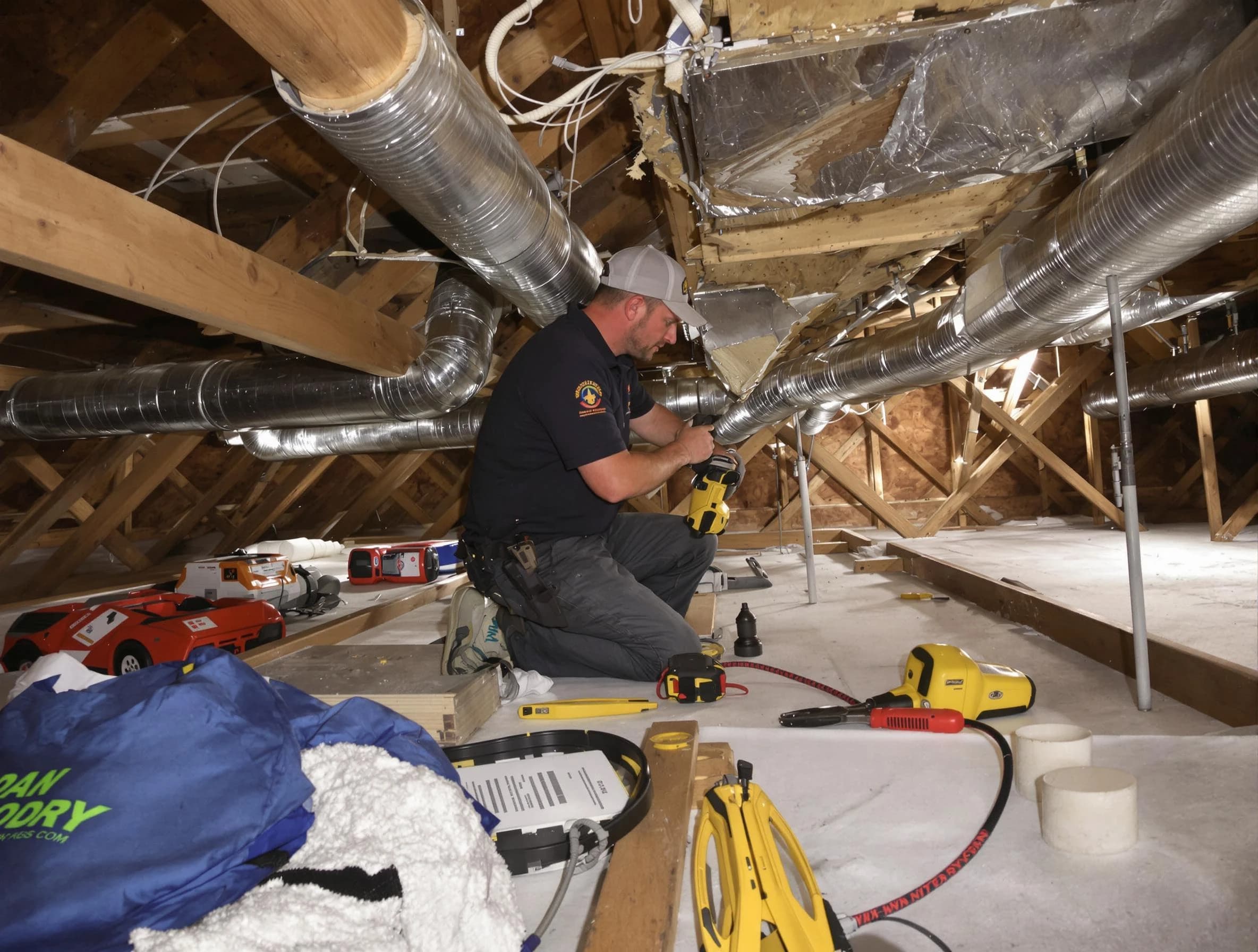 Professional air duct repair by Louisville Air Duct Cleaning in Louisville
