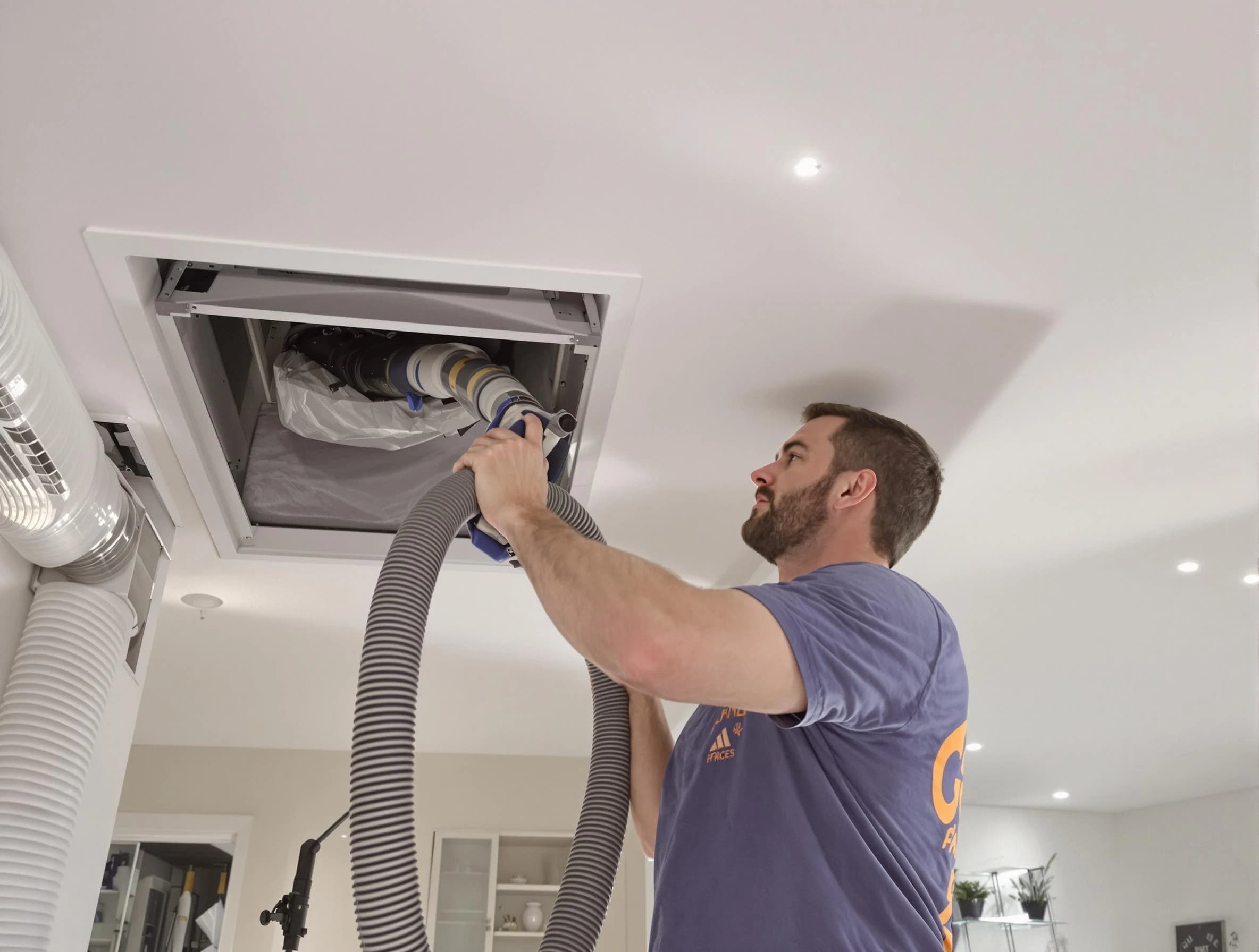 Precision indoor duct cleaning by Louisville Air Duct Cleaning in Louisville