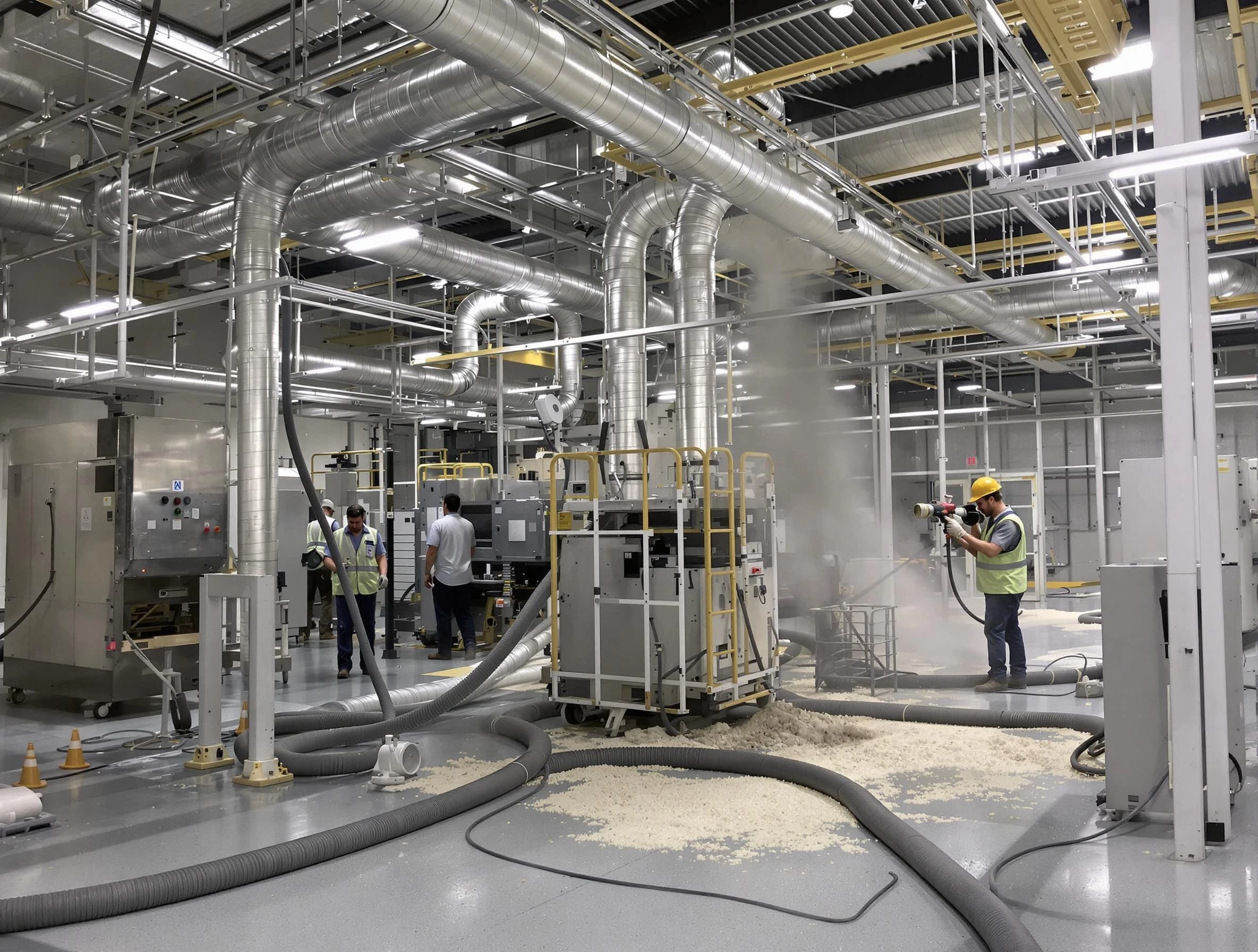 Heavy-duty industrial duct cleaning by Louisville Air Duct Cleaning in Louisville