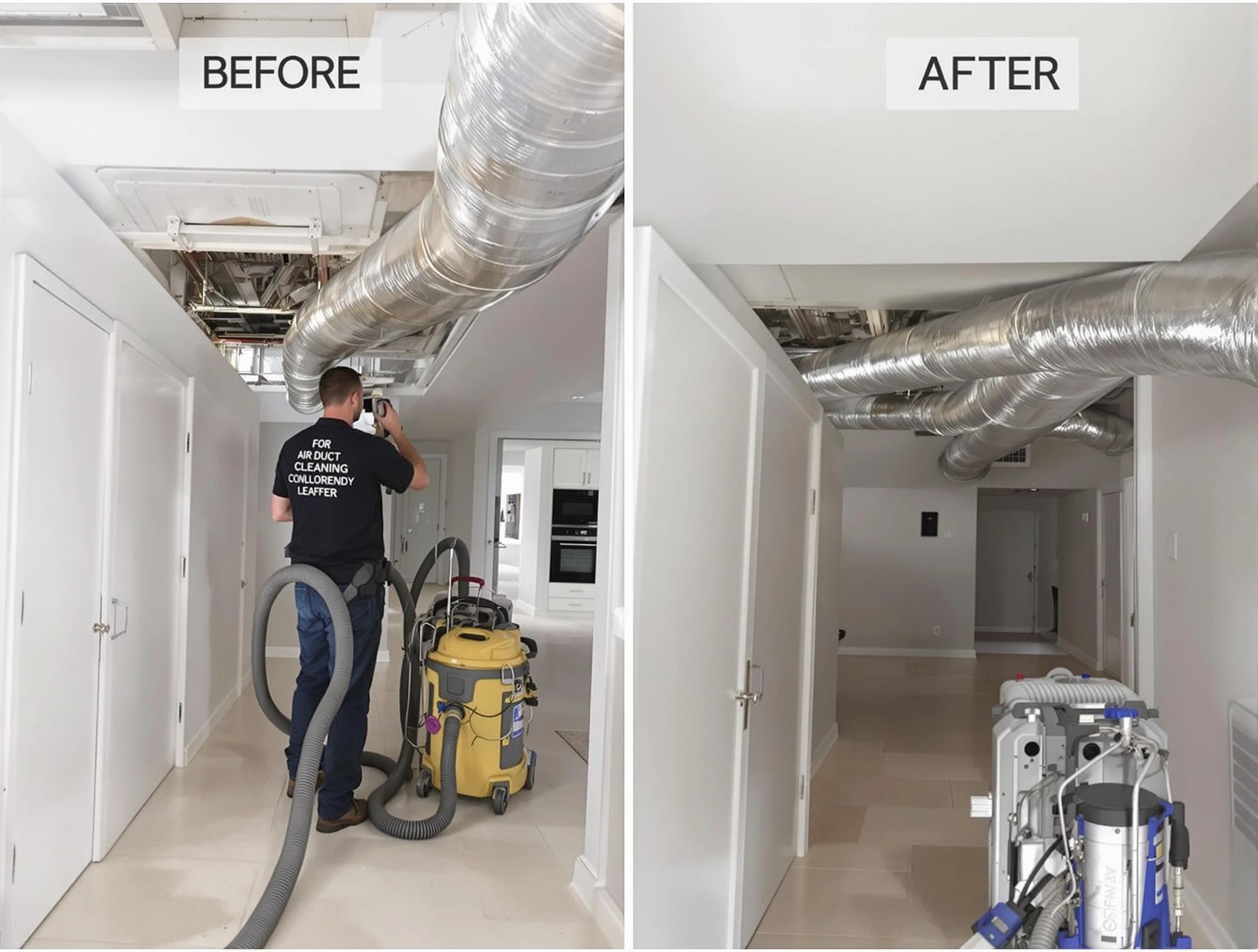 Louisville Air Duct Cleaning professional performing thorough air duct cleaning in Louisville
