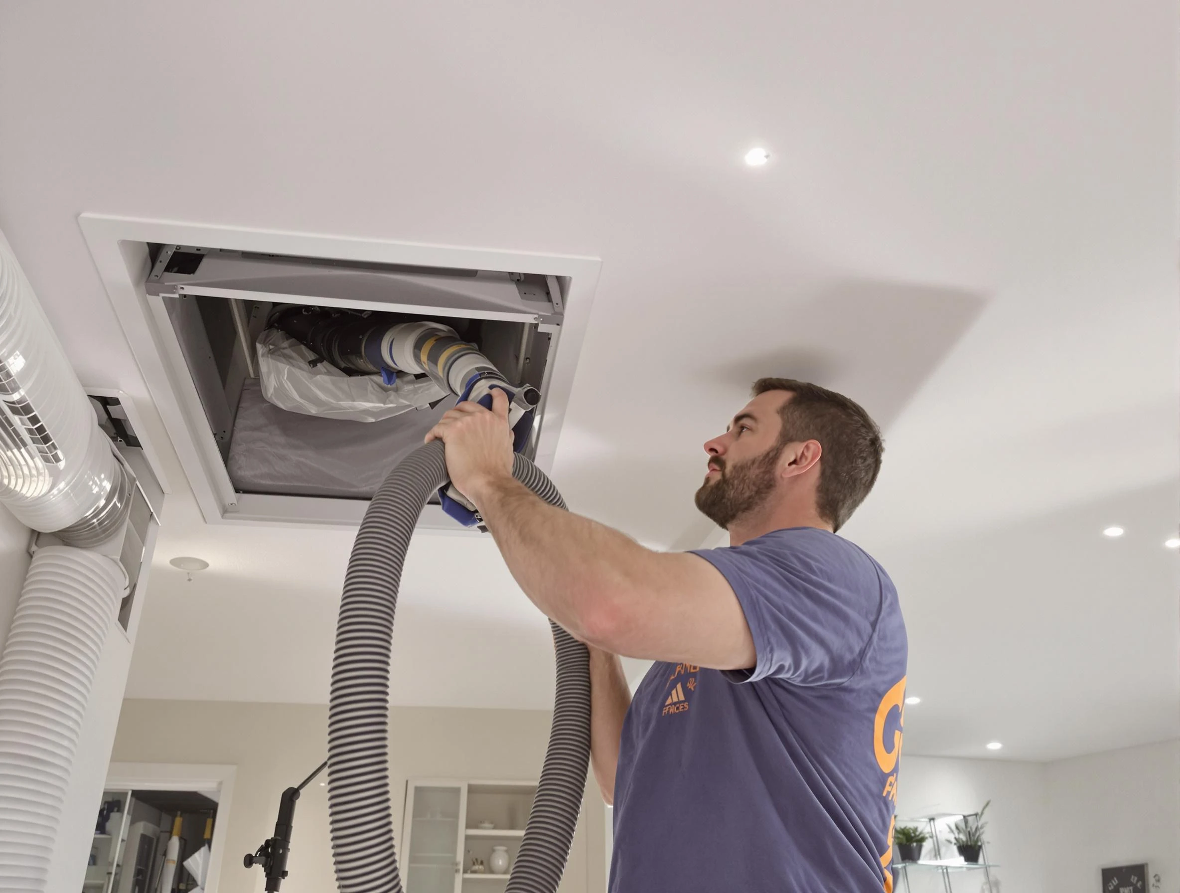 Precision indoor duct cleaning by Louisville Air Duct Cleaning in Louisville