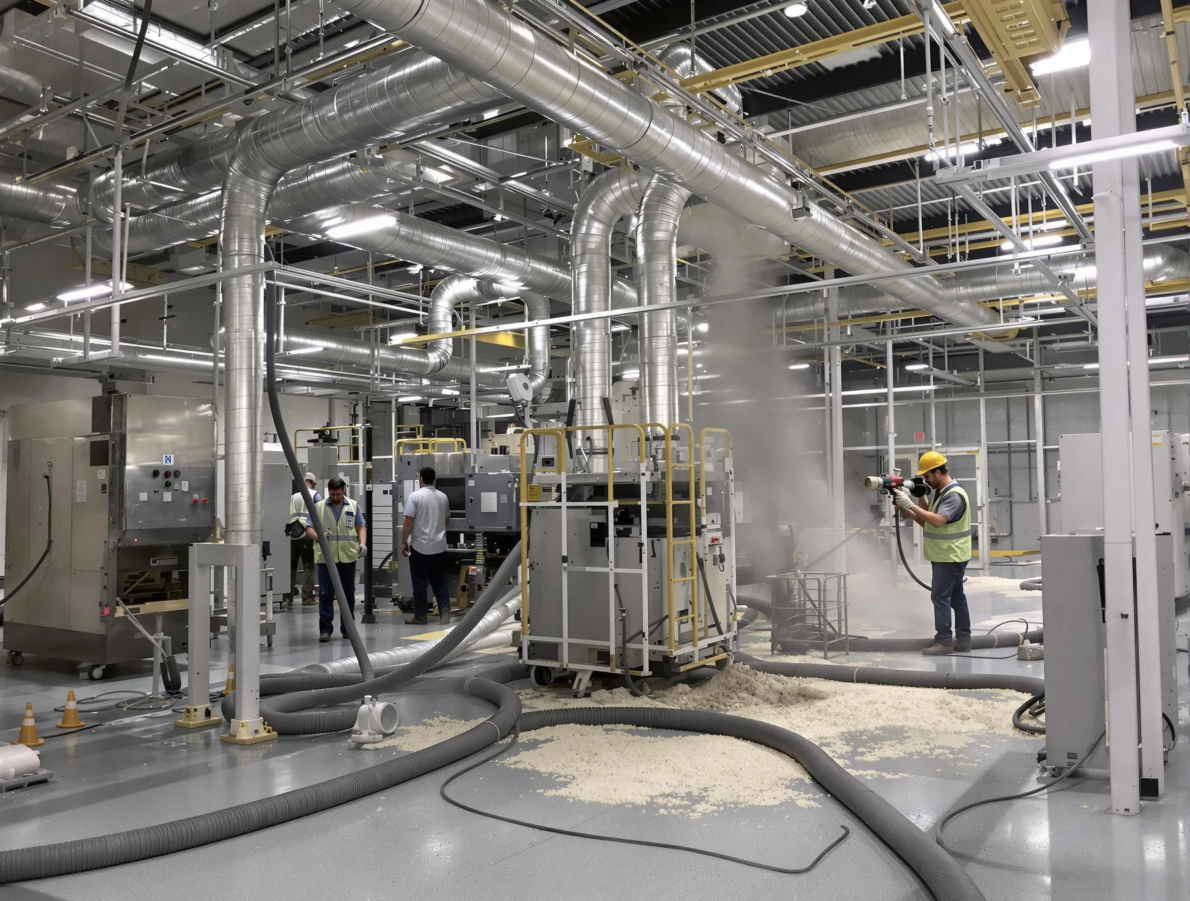 Heavy-duty industrial duct cleaning by Louisville Air Duct Cleaning in Louisville